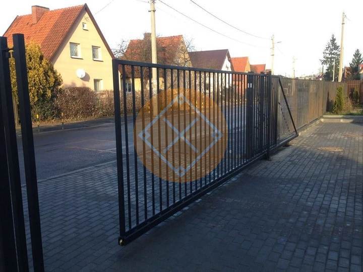 откатные решетчатые ворота